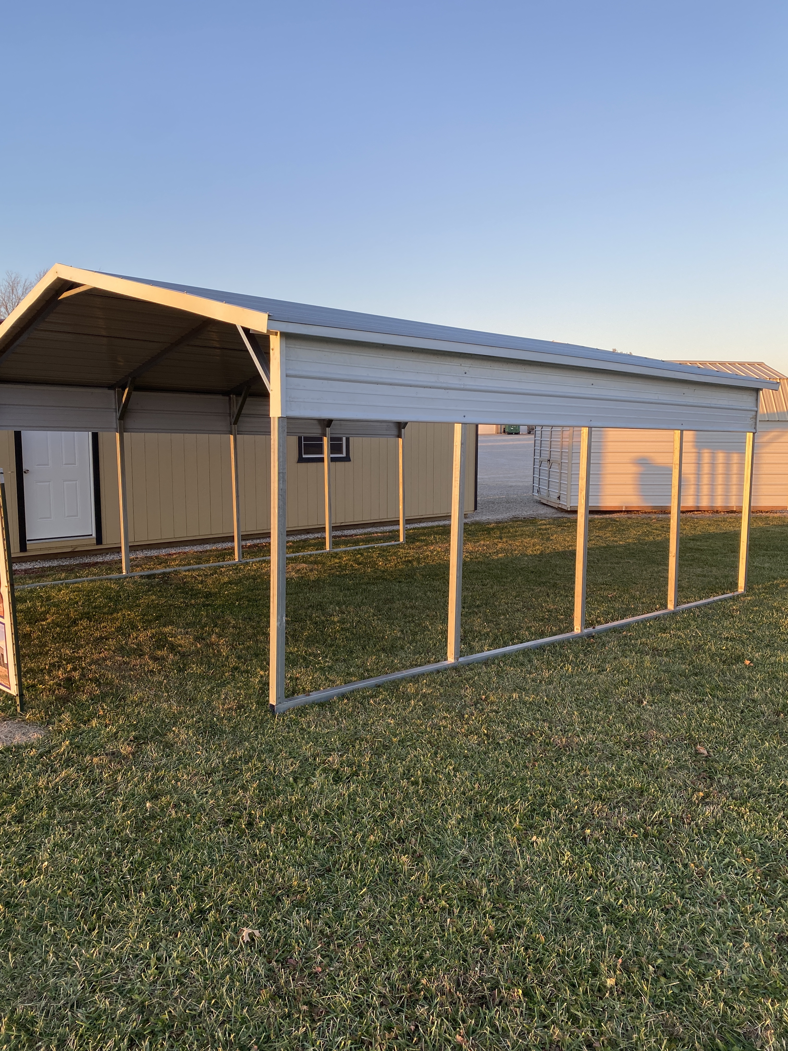 Wolf Metal Carports structure - RV carport