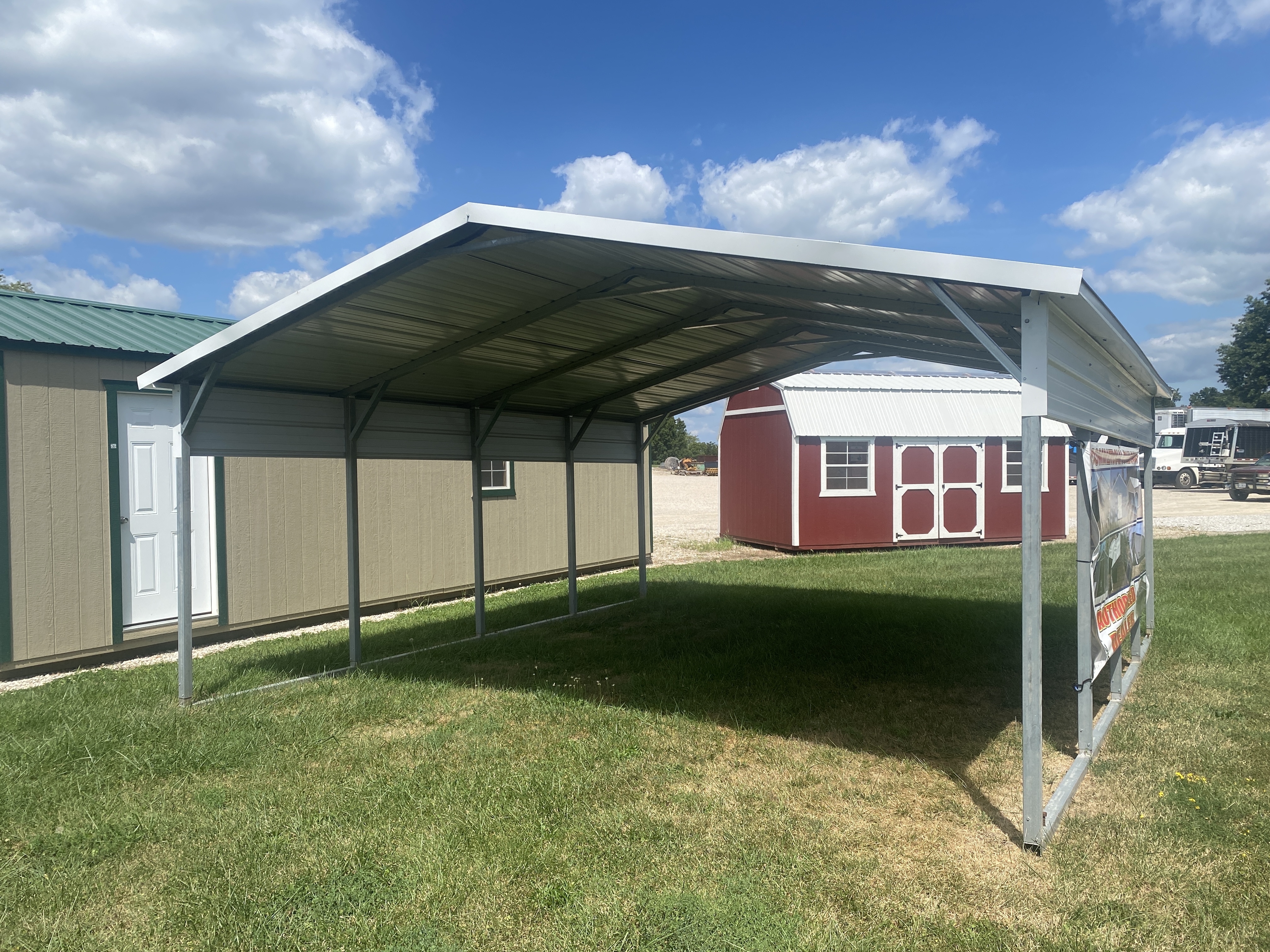 Wolf Metal Carports structure - agricultural building